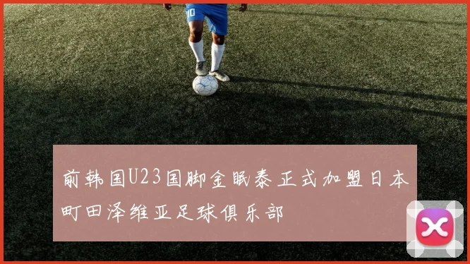 前韩国U23国脚金眠泰正式加盟日本町田泽维亚足球俱乐部
